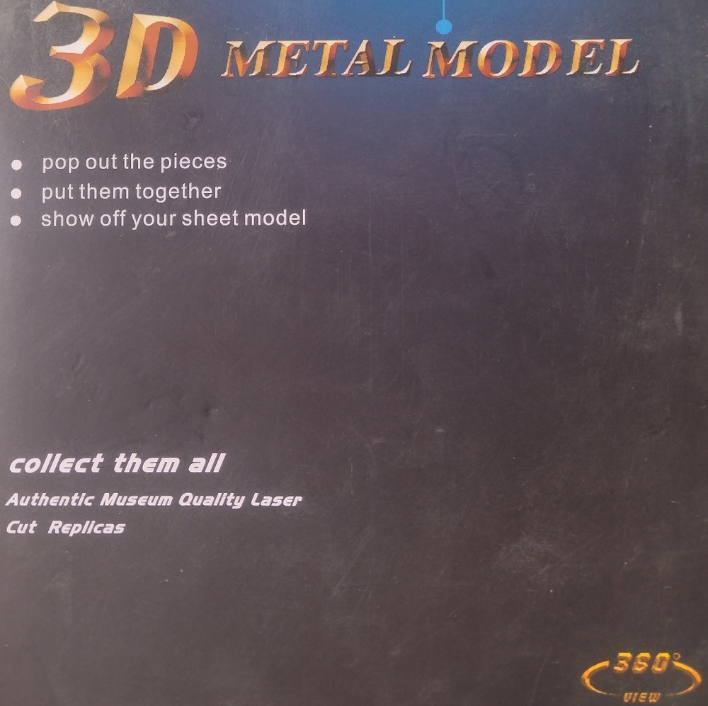 NEW!💯 CLASSIC 80's TRANSFORMER SOUNDWAVE 3D METAL MODEL BUILDING ART KIT! 14+UP